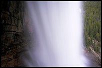 Panther Falls from behind. Banff National Park, Canadian Rockies, Alberta, Canada ( color)