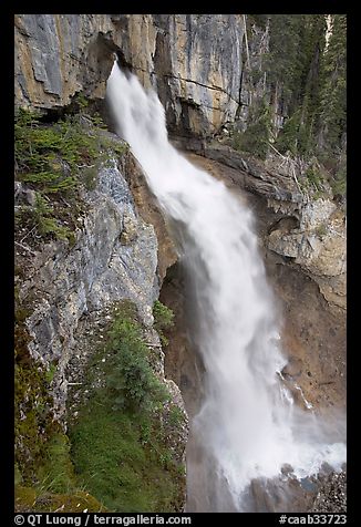 Panther Falls. Banff National Park, Canadian Rockies, Alberta, Canada (color)