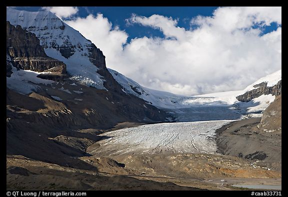 Athabasca Glacier, early morning. Jasper National Park, Canadian Rockies, Alberta, Canada