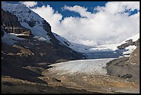 Athabasca Glacier, early morning. Jasper National Park, Canadian Rockies, Alberta, Canada (color)