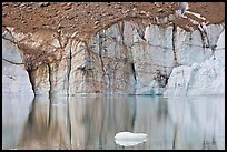 Iceberg and front of Cavell Glacier. Jasper National Park, Canadian Rockies, Alberta, Canada ( color)