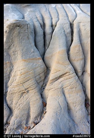 Eroded mudstone, Dinosaur Provincial Park. Alberta, Canada (color)