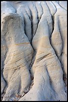 Eroded mudstone, Dinosaur Provincial Park. Alberta, Canada