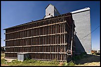 Grain elevator building. Alberta, Canada (color)