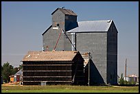 Grain storage facility. Alberta, Canada