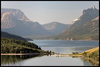 Upper Waterton Lake. Waterton Lakes National Park, Alberta, Canada (color)