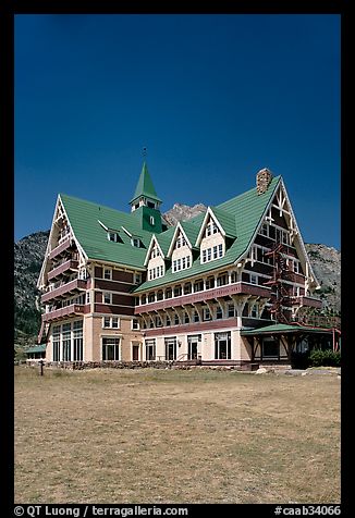 Prince of Wales hotel. Waterton Lakes National Park, Alberta, Canada