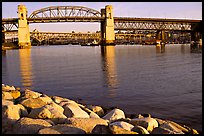 Burrard Bridge, late afternoon. Vancouver, British Columbia, Canada