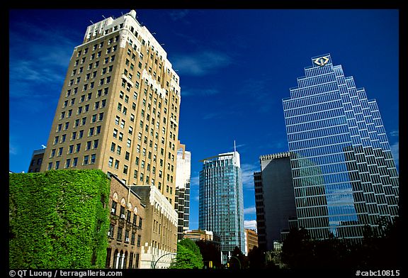 High-rise towers. Vancouver, British Columbia, Canada (color)