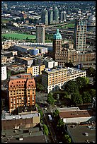 View from the Harbour Centre tower. Vancouver, British Columbia, Canada