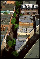 Water street from above. Vancouver, British Columbia, Canada