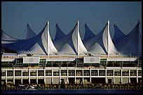 Canada Place and seaplane. Vancouver, British Columbia, Canada (color)