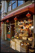 Storefront in Chinatown. Victoria, British Columbia, Canada