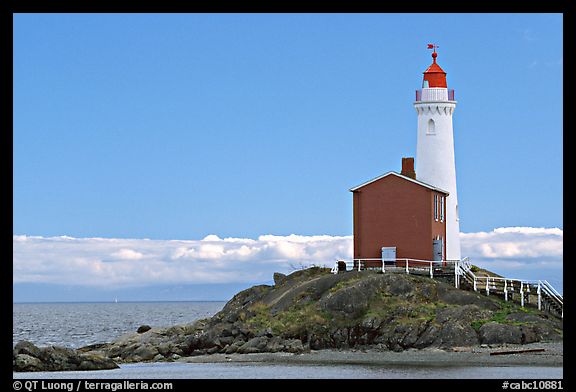 Oldest lightouse on the Canadian West Coast. Victoria, British Columbia, Canada