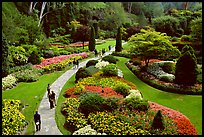 Sunken Garden. Butchart Gardens, Victoria, British Columbia, Canada