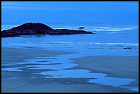 Dusk, Long Beach. Pacific Rim National Park, Vancouver Island, British Columbia, Canada (color)