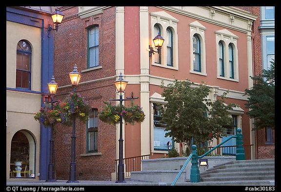 Bastion square. Victoria, British Columbia, Canada (color)