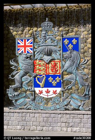 Shield of Canada. Victoria, British Columbia, Canada (color)