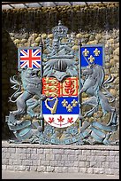 Shield of Canada. Victoria, British Columbia, Canada