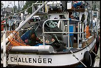 Commercial fishing boat, Uclulet. Vancouver Island, British Columbia, Canada ( color)