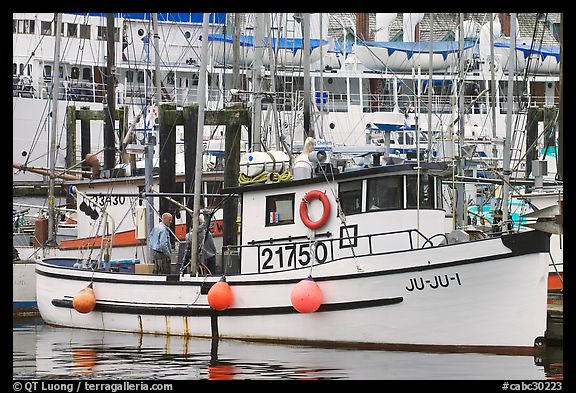 Fishing boat, Uclulet. Vancouver Island, British Columbia, Canada