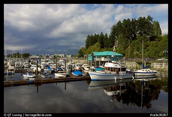 Small boat harbor, Port Alberni. Vancouver Island, British Columbia, Canada