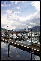 Harbour on Alberni Inlet, Port Alberni. Vancouver Island, British Columbia, Canada (color)