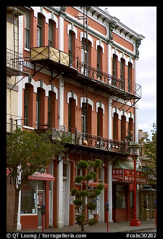 Fisgard street. Victoria, British Columbia, Canada (color)