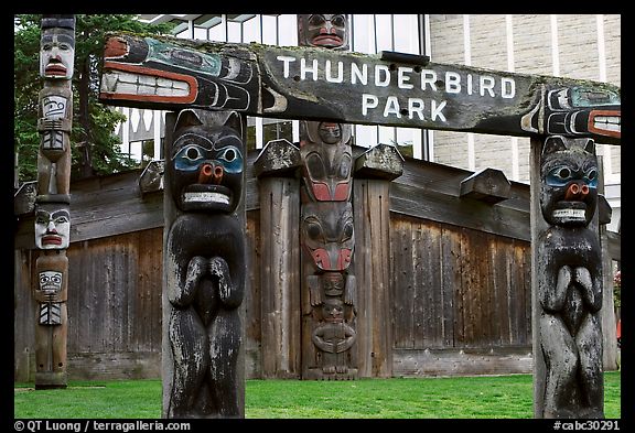 Thunderbird Park. Victoria, British Columbia, Canada