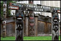 Thunderbird Park. Victoria, British Columbia, Canada ( color)