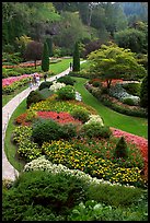 Sunken Garden. Butchart Gardens, Victoria, British Columbia, Canada ( color)