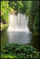 Ross Fountain. Butchart Gardens, Victoria, British Columbia, Canada (color)