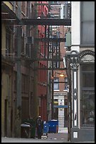 Alley in Gastown. Vancouver, British Columbia, Canada (color)