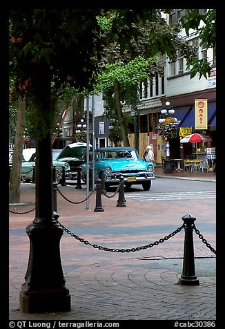 Water Street, Gastown. Vancouver, British Columbia, Canada (color)