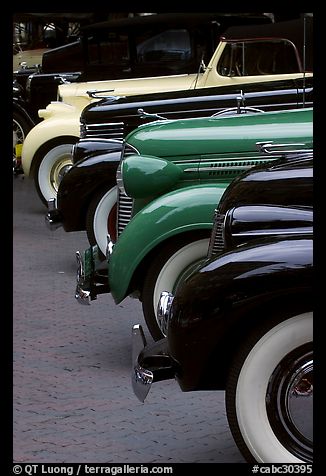 Classic car show. Vancouver, British Columbia, Canada (color)