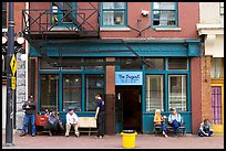 AA meeting room that offers soup and coffee in the mornings, Gastown. Vancouver, British Columbia, Canada ( color)