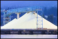 Industrial installations in harbor. Vancouver, British Columbia, Canada ( color)