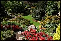 Sunken Garden in Queen Elizabeth Park. Vancouver, British Columbia, Canada