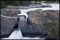 River flowing through the Natural Bridge. Yoho National Park, Canadian Rockies, British Columbia, Canada