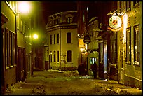 Hostel at night, Quebec City. Quebec, Canada (color)