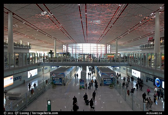 Terminal 3, Beijing Capital International Airport. Beijing, China