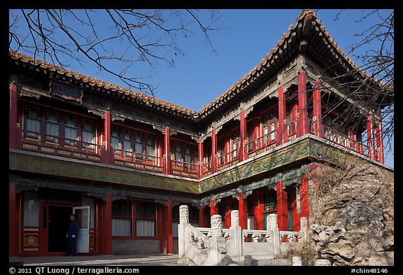 Eternal Spring Palace,  Forbidden City. Beijing, China (color)