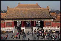 Heavenly Purity Gate, Forbidden City. Beijing, China (color)