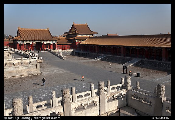 Outer Court, imperial palace, Forbidden City. Beijing, China (color)