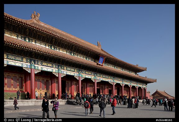 Hall of Supreme Harmony, Forbidden City. Beijing, China (color)