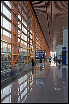 Departure area, Capital International Airport. Beijing, China ( color)