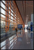 Departure area, Capital International Airport. Beijing, China