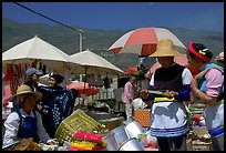 Monday village market. Shaping, Yunnan, China