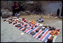 Selling strange items. Shaping, Yunnan, China (color)