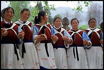 Naxi women. Baisha, Yunnan, China ( color)
